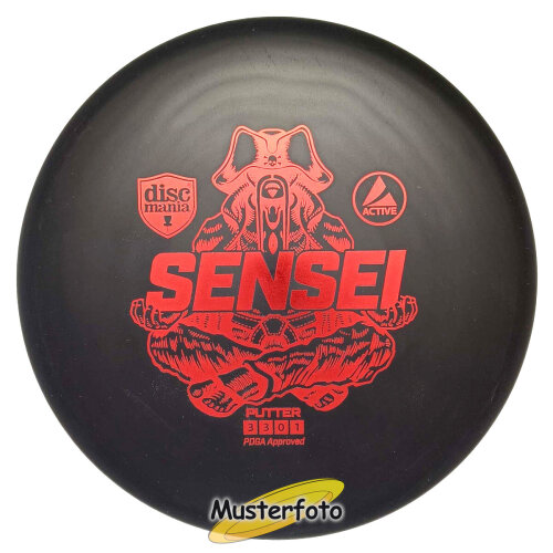 Special Edition Active Line Sensei - Pirate Hat Stamp 173g schwarz rot glitter