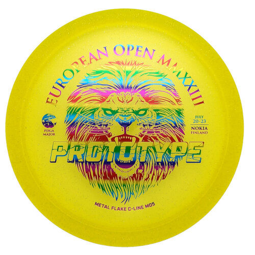 European Open 2023 Metal Flake C-Line MD5 [Prototype] 175g gelb rainbow