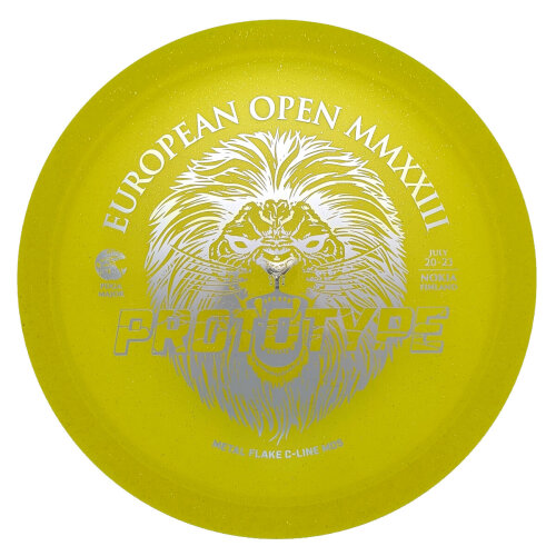 European Open 2023 Metal Flake C-Line MD5 [Prototype] 173g gelb silber