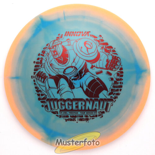 Joel Freeman 2023 Tour Series Glow Halo Star Juggernaut 173g-175g orange-rot