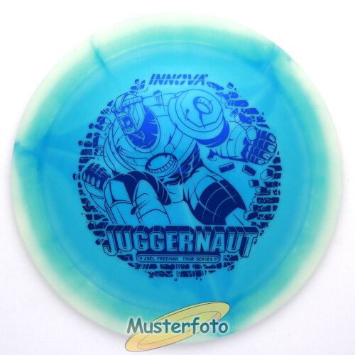 Joel Freeman 2023 Tour Series Glow Halo Star Juggernaut 173g-175g weiß-blau