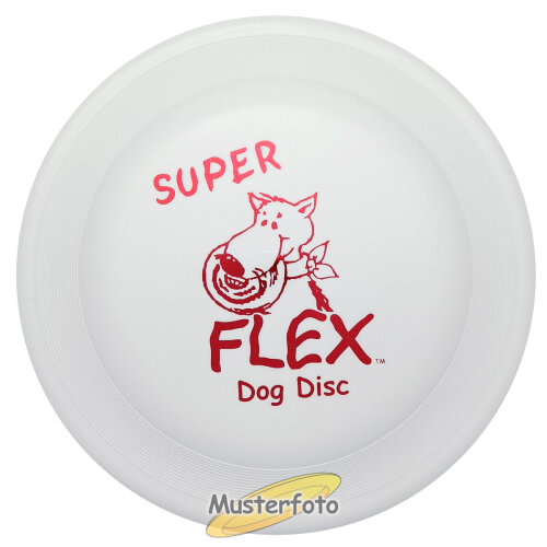 Wham-O Frisbee-Fastback Super Flex Dog Disc weiß