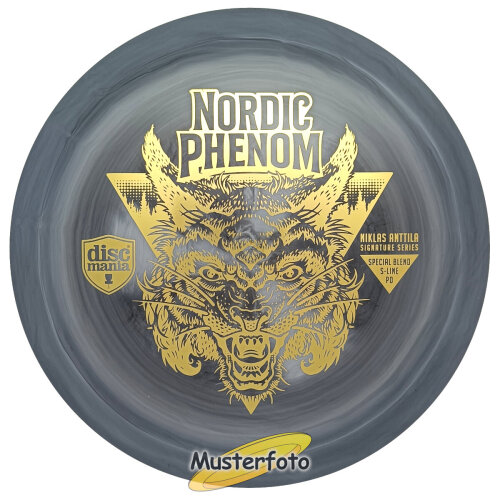 Nordic Phenom - Niklas Anttila Signature Series S-line PD 174g swirly-grau gold