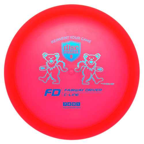 Grateful Dead C-Line FD (Bear Pair) 173g rot blau-türkis