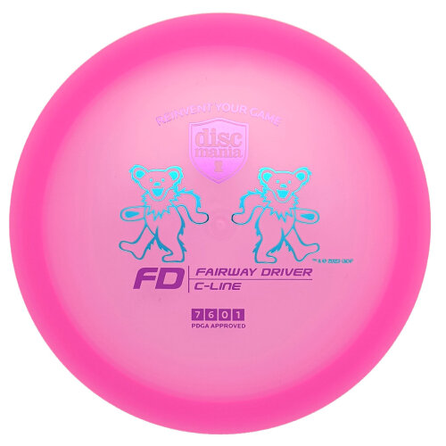 Grateful Dead C-Line FD (Bear Pair) 174g pink violett-türkis