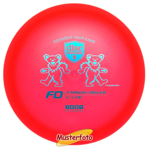 Grateful Dead C-Line FD (Bear Pair) 173g rot petrol-türkis