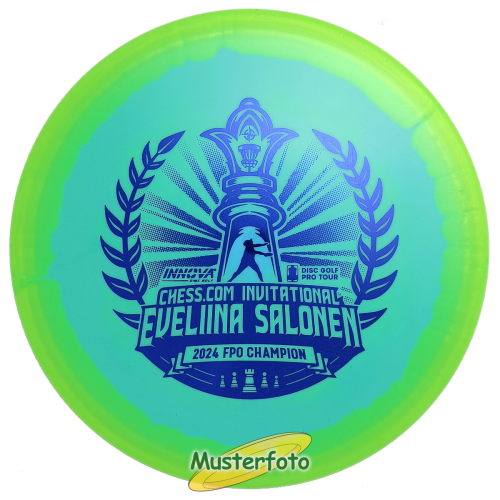 Eveliina Salonen 2024 Commemorative Halo Star Caiman (Chess.com Invitational) 173g-175g blau