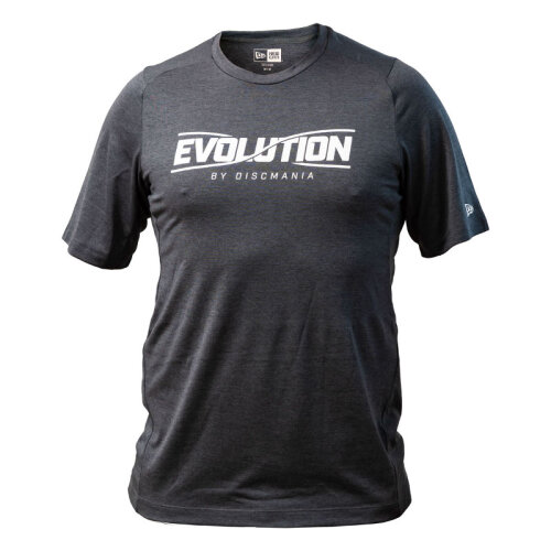 Discmania Evolution Performance Crew Tee anthrazit S