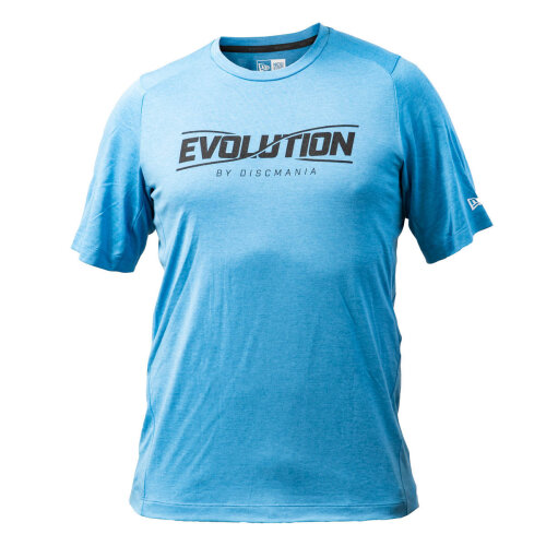 Discmania Evolution Performance Crew Tee hellblau S