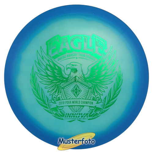 Gregg Barsby 2024 Tour Series Proto Glow Halo Champion Eagle 173g-175g blau grün