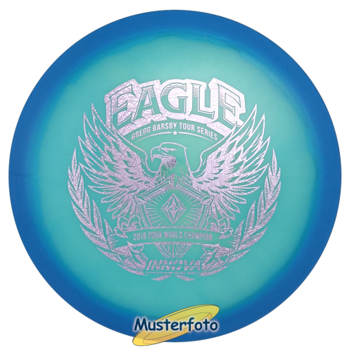 Gregg Barsby 2024 Tour Series Proto Glow Halo Champion Eagle 173g-175g blau shatter-violett