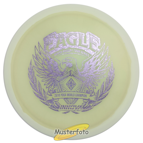 Gregg Barsby 2024 Tour Series Proto Glow Halo Champion Eagle 173g-175g weiß shatter-violett