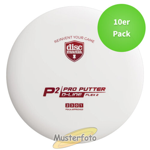 D-Line P2 - Flex 2 Lightweight (<150g) - 10er Pack 140g-145g weiß