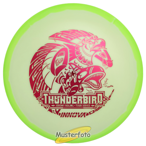 Jeremy Koling 2024 Tour Series Proto Glow Halo Star Thunderbird 173g-175g neongrün rot