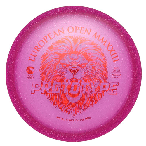 European Open 2023 Metal Flake C-Line MD5 [Prototype] 173g violett shatter rot