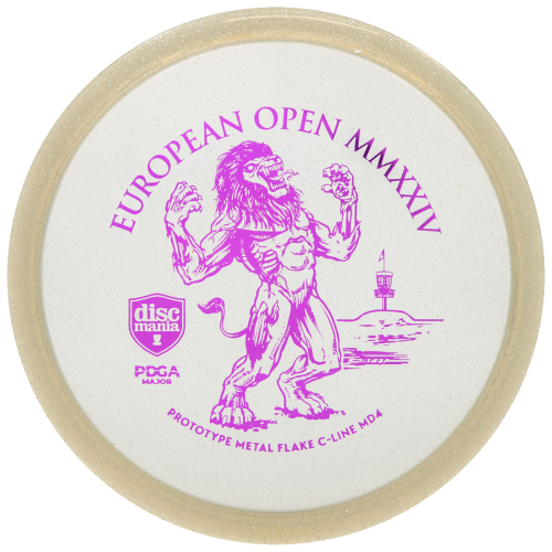 European Open 2024 Metal Flake C-Line MD4 180g transparent magenta