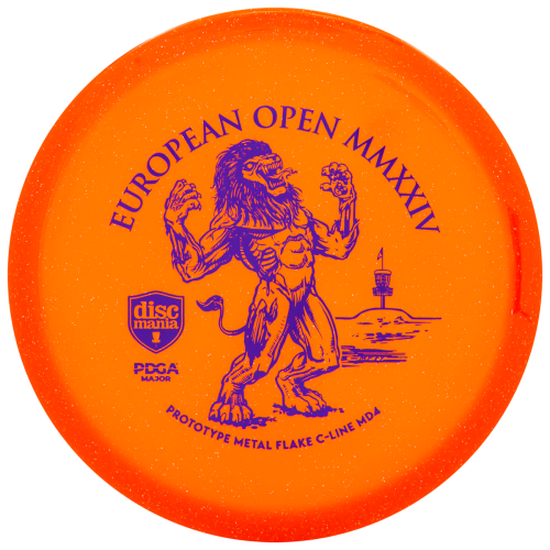 European Open 2024 Metal Flake C-Line MD4 180g orange violett