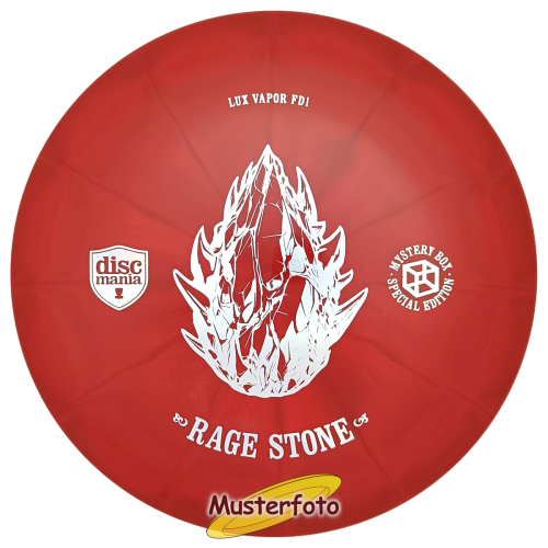 Limited Edition Lux Vapor FD1 (Rage Stone) 174g dunkelrot silber reflex