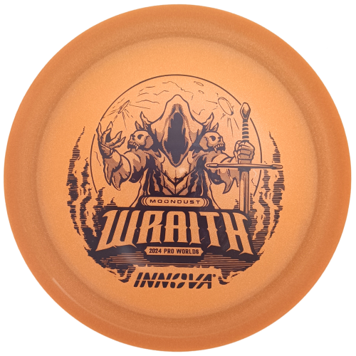 Limited Edition Moondust Wraith (2024 PDGA Worlds) 173g-175g orange schwarz