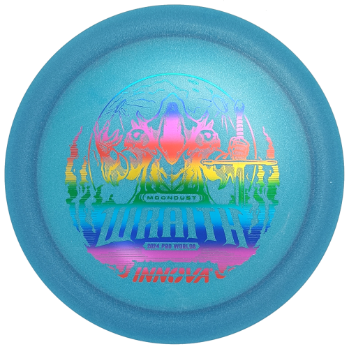 Limited Edition Moondust Wraith (2024 PDGA Worlds) 173g-175g blau rainbow