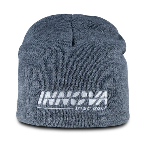 Innova Burst Logo Beanie grau