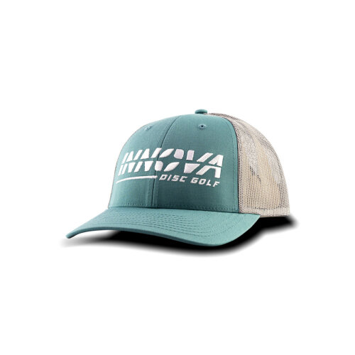 Innova Burst Logo Trucker Cap türkisgrau-hellgrau