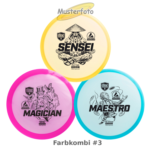 Discmania Active Premium Starter Set Farbkombination 3