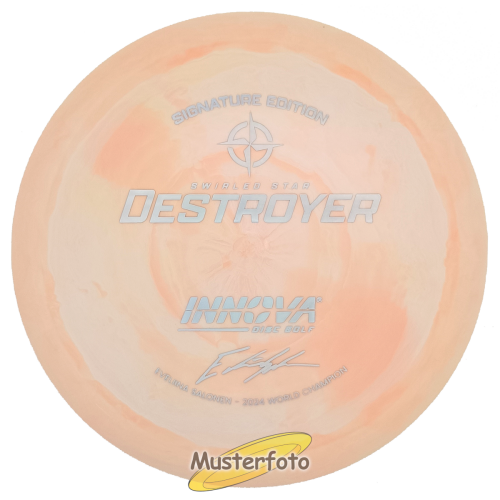 Eveliina Salonen Signature Edition Swirled Star Destroyer 172g peach