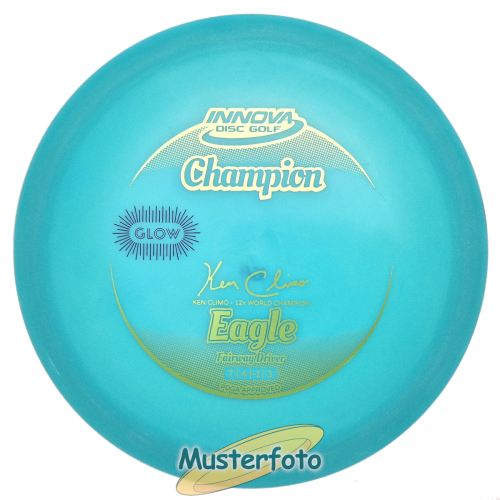 Ken Climo Glow Champion Eagle 169g hellblau