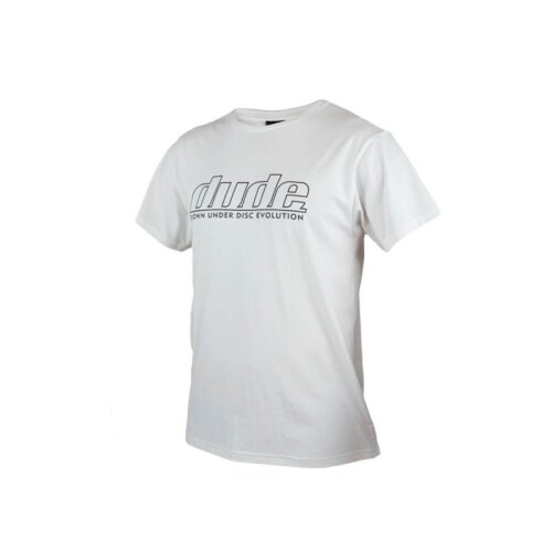 DUDE Cotton T-Shirt weiß L